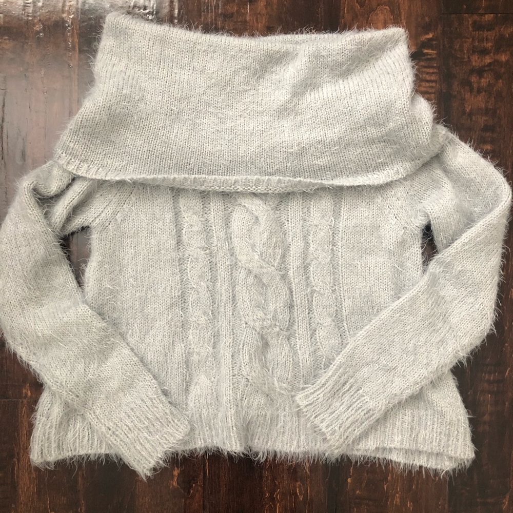 Off the shoulder sweater